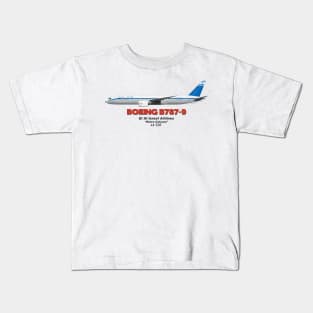 Boeing B787-9 - El Al Israel Airlines "Retro Colours" Kids T-Shirt